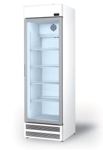 glasdeur koelkast eccm met lichtbak