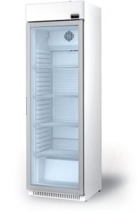 glasdeur koelkast met lichtbak serie 600