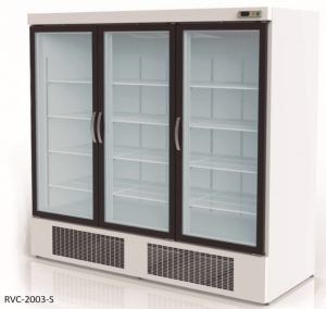 Wandkoeling 3 Glazen Deuren | RVC-2003 | 2035x810x(H)2040mm Alaska