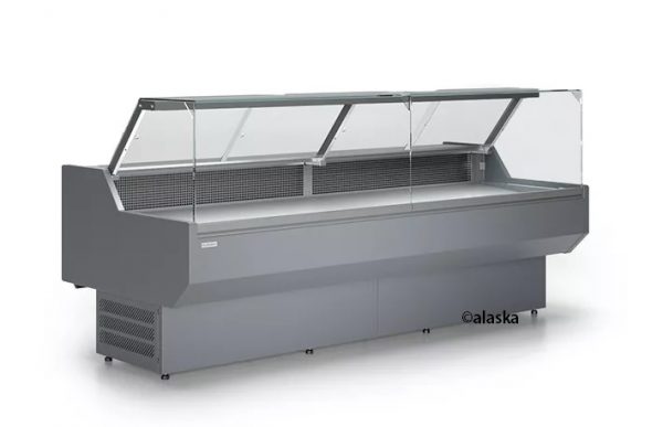 Koeltoonbank voor snacks, traiteur, kaas, delicatessen stekkerklaar model