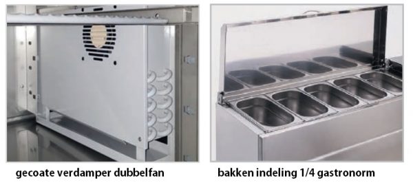 Saladette 5 deurs ideaal ook voor sushi bereiding - Afbeelding 4