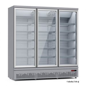 Glasdeur koelkast met 3 draaideuren alaska AJ